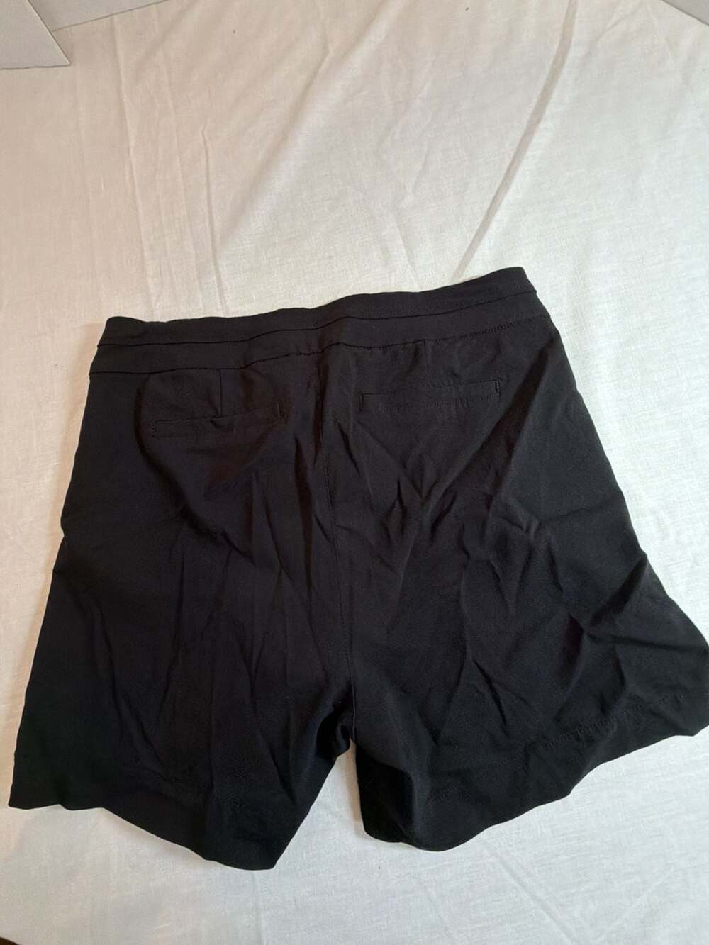 One5One Miracle Ab-Shaper Black High-Waist Button-Accent Shorts Size 10 - Picture 6 of 6
